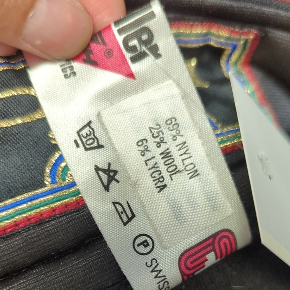 Men's Vintage Ossi Skiwear Wool Nylon Pant Black Size 30 performance wear winter - Picture 14 of 14